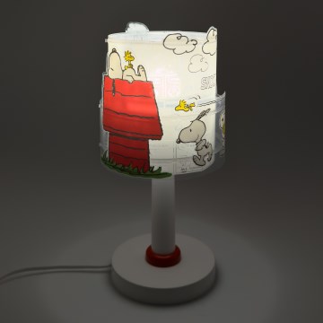 Dalber 76301 - Lampe de chevet enfant LED SNOOPY 1xG4/4W/230V blanche/rouge