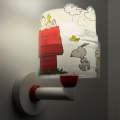 Dalber 76309 - Applique murale pour enfants SNOOPY 1xE27/15W/230V blanc/rouge