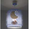 Dalber 76632 - Lustre pour enfant MOON DREAMS 1xE27/15W/230V bleu