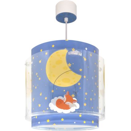Dalber 76632 - Lustre pour enfant MOON DREAMS 1xE27/15W/230V bleu