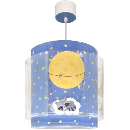 Dalber 76632 - Lustre pour enfant MOON DREAMS 1xE27/15W/230V bleu
