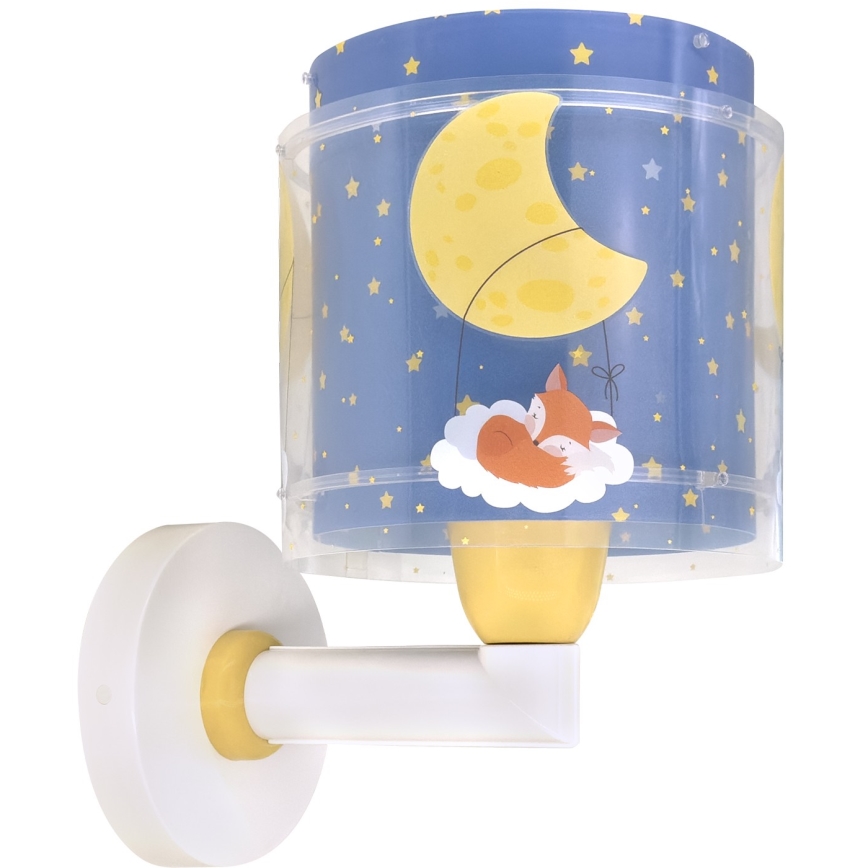 Dalber 76639 - Applique murale pour enfants MOON DREAMS 1xE27/15W/230V bleue