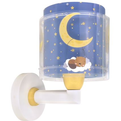 Dalber 76639 - Applique murale pour enfants MOON DREAMS 1xE27/15W/230V bleue