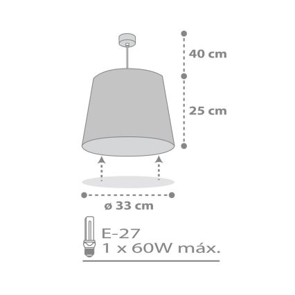 Dalber 82212B - Lustre enfant STAR LIGHT 1xE27/60W/230V blanc