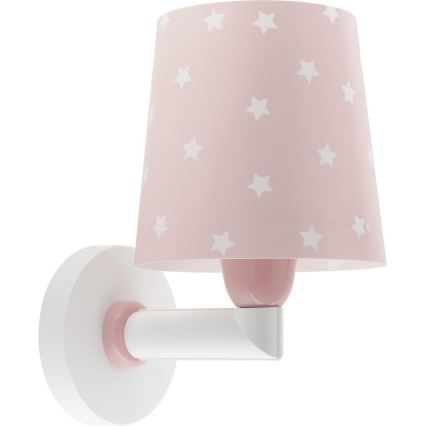 Dalber 82219S - Applique murale enfant STAR LIGHT 1xE27/60W/230V rose