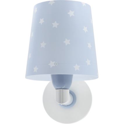 Dalber 82219T - Applique murale enfant STAR LIGHT 1xE27/60W/230V bleu