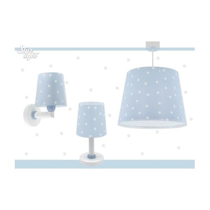 Dalber 82219T - Applique murale enfant STAR LIGHT 1xE27/60W/230V bleu