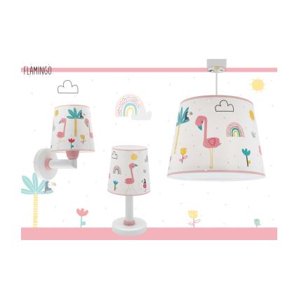 Dalber 82462 - Suspension enfant FLAMINGO 1xE27/15W/230V