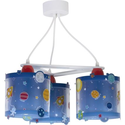 Dalber D-41344 - Suspension enfant PLANETS 3xE27/60W/230V