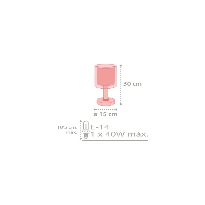 Dalber D-41431 - Lampe enfant COLOR RAIN 1xE14/40W/230V