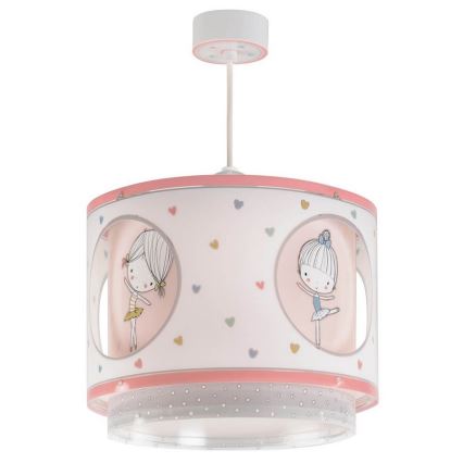 Dalber D-70912 - Lustre enfant SWEET DANCE 1xE27/60W/230V