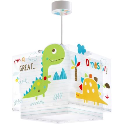 Dalber D-73452 - Suspension pour enfant DINOS 1xE27/60W/230V