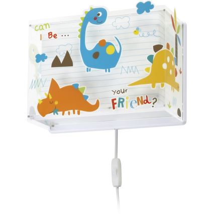 Dalber D-73458 - Applique murale enfant DINOS 1xE27/60W/230V