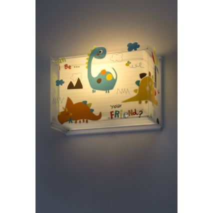 Dalber D-73458 - Applique murale enfant DINOS 1xE27/60W/230V