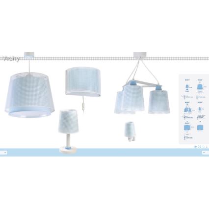 Dalber D-80221T - Lampe enfant VICHY 1xE14/40W/230V