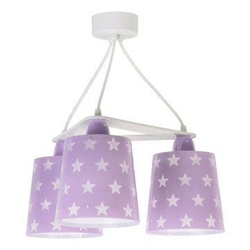 Dalber D-81214L - Suspension enfant STARS 3xE27/60W/230V