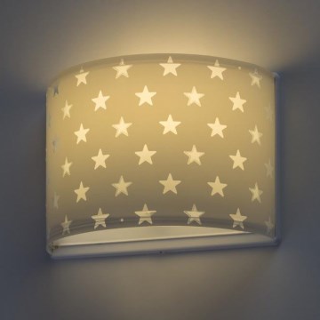 Dalber D-81218E - Applique murale pour enfant STARS 1xE27/60W/230V