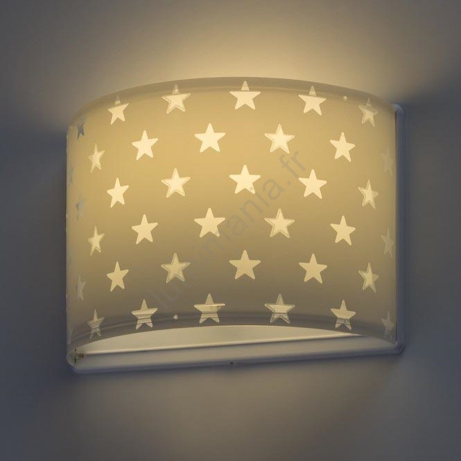 Dalber D 81218e Applique Murale Pour Enfant Stars 1xe27 60w 230v Lumimania