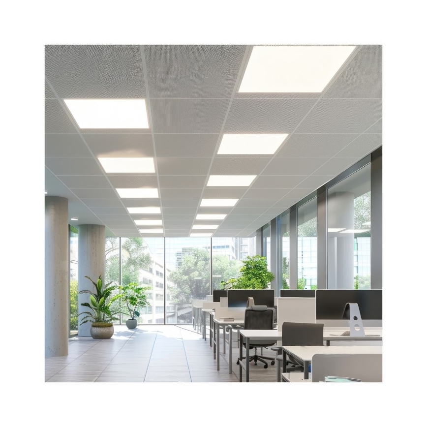 Dalle LED pour faux plafond CAPRI LED/25/30/40W/230V 3000/4000/5700K 62x62 cm blanche