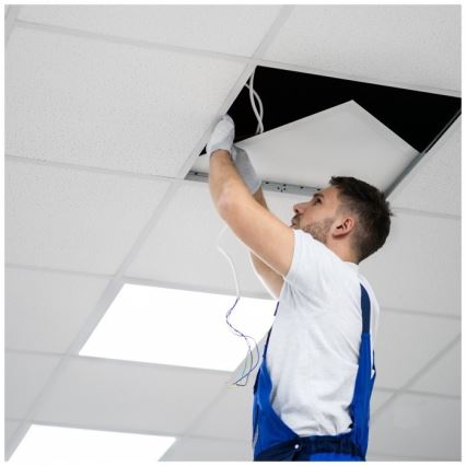 Dalle LED pour faux plafond CAPRI LED/25/30/40W/230V 3000/4000/5700K 62x62 cm blanche