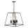 Där Lighting ACA8622 - Suspension ACADEMY 4xE27/60W/230V noir