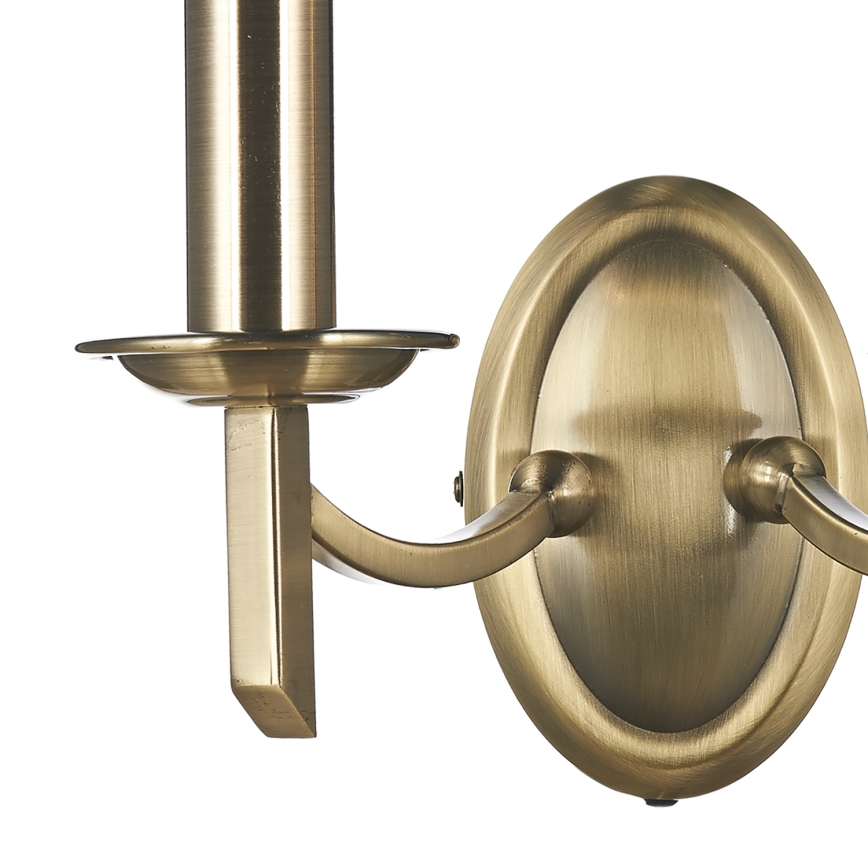 Där Lighting AMB0975 - Applique murale AMBASSADOR 2xE14/40W/230V en laiton