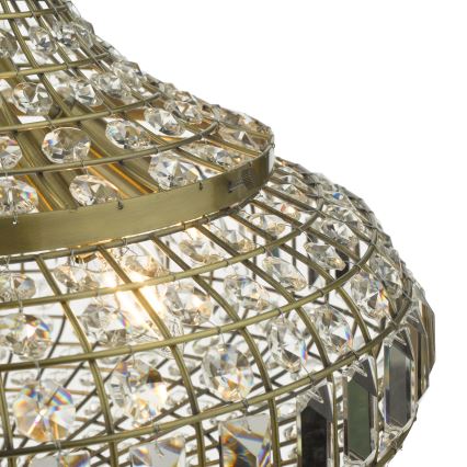 Där Lighting ASM0675 - Suspension à chaîne ASMARA 6xE14/40W/230V laiton