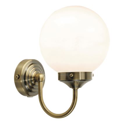 Där Lighting BAR0775 - Applique murale de salle de bains BARCLAY 1xE14/40W/230V IP44 laiton