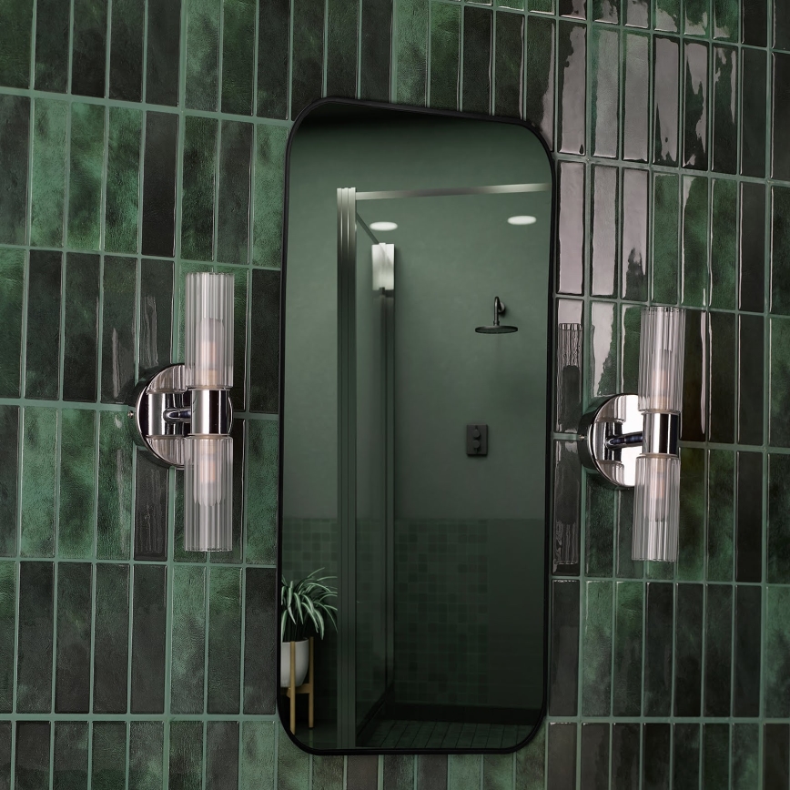 Där Lighting BOL0950 - Applique murale pour salle de bains BOLTON 2xG9/5W/230V IP44 chrome brillant