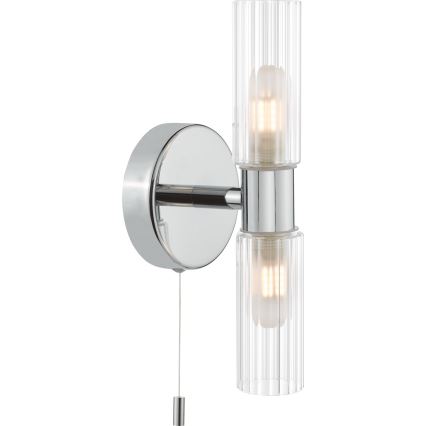 Där Lighting BOL0950 - Applique murale pour salle de bains BOLTON 2xG9/5W/230V IP44 chrome brillant