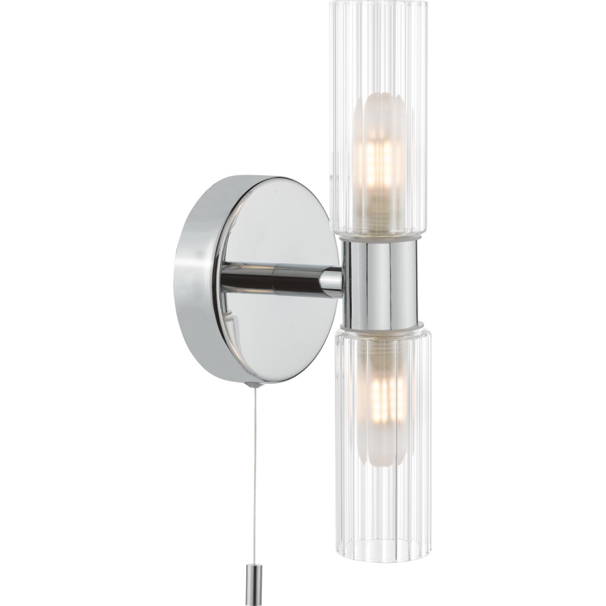 Där Lighting BOL0950 - Applique murale pour salle de bains BOLTON 2xG9/5W/230V IP44 chrome brillant