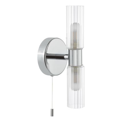Där Lighting BOL0950 - Applique murale pour salle de bains BOLTON 2xG9/5W/230V IP44 chrome brillant