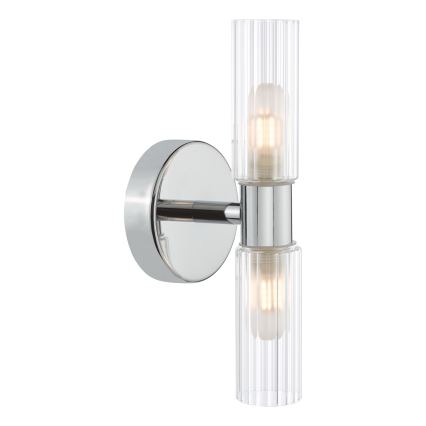 Där Lighting BOL0950 - Applique murale pour salle de bains BOLTON 2xG9/5W/230V IP44 chrome brillant