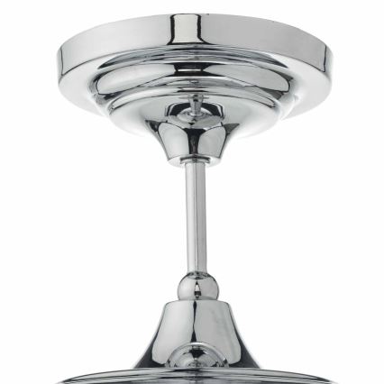 Där Lighting CAD0150 - Plafonnier de salle de bains à fixation apparente CADEN 1xE27/60W/230V IP44 chrome brillant