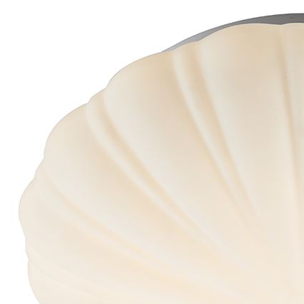 Där Lighting CAF502 - Plafonnier de salle de bains CAFE 1xE27/60W/230V Ø 27 cm IP44 blanc