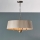 Där Lighting CRI0429 - Lustre à chaîne CRISTIN 4xE14/40W/230V laiton/taupe