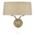 Där Lighting CRI0929 - Applique murale CRISTIN 2xE14/40W/230V laiton/taupe