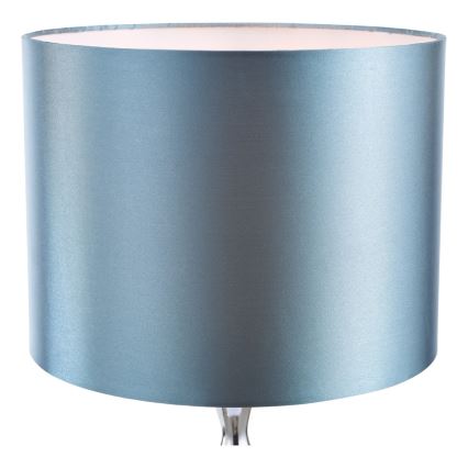 Där Lighting ELS4223 - Lampe de table ELSA 1xE27/40W/230V bleu/chrome brillant