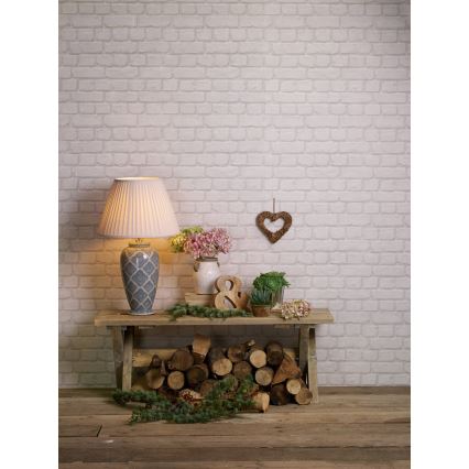 Där Lighting ELY4223 - Lampe de table ELY 1xE27/60W/230V bleue