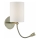 Där Lighting FET0775 - Applique murale LED FETA 1xE27/60W/230V + LED/1W, laiton