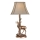 Där Lighting GUL5545-X - Lampe de table GULLIVER 1xE27/60W/230V beige/bronze