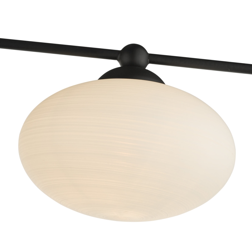Där Lighting JAS5422 - Plafonnier JASPER monté en surface 5xG9/25W/230V noir