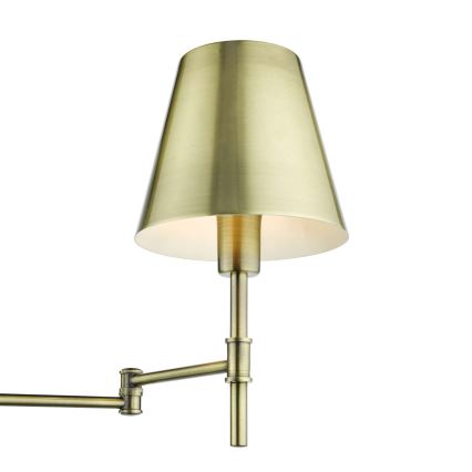 Där Lighting KEN0775 - Applique murale orientable KENSINGTON 1xE14/25W/230V laiton