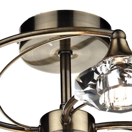 Där Lighting LUT0675 - Plafonnier LUTHER 6xG9/40W/230V laiton