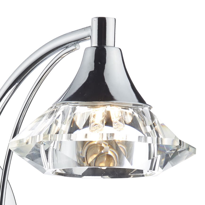 Där Lighting LUT0750 - Applique murale LUTHER 1xG9/40W/230V finition chromée brillante