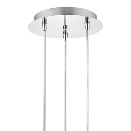 Där Lighting LYA0350 - Suspension sur câble LYALL 3xG9/40W/230V chromé brillant