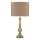 Där Lighting MAD4275 - Lampe de table MADRID 1xE27/60W/230V brun/laiton