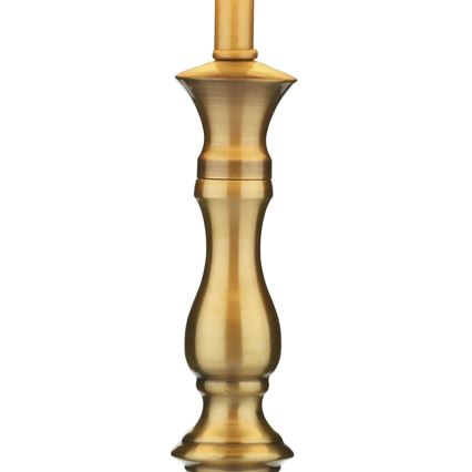 Där Lighting MAD4275 - Lampe de table MADRID 1xE27/60W/230V brun/laiton