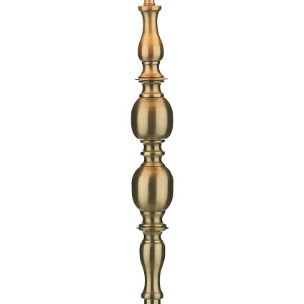 Där Lighting MAD4975 - Lampadaire MADRID 1xE27/60W/230V marron/laiton