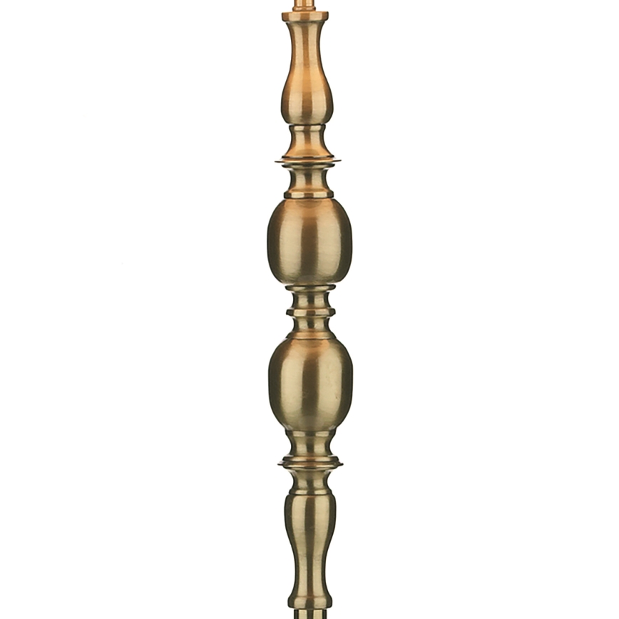 Där Lighting MAD4975 - Lampadaire MADRID 1xE27/60W/230V marron/laiton